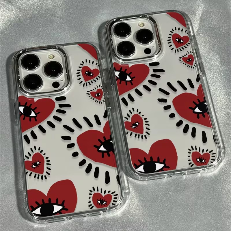 Phone Cases Red - Coque de téléphone souple avec cadre