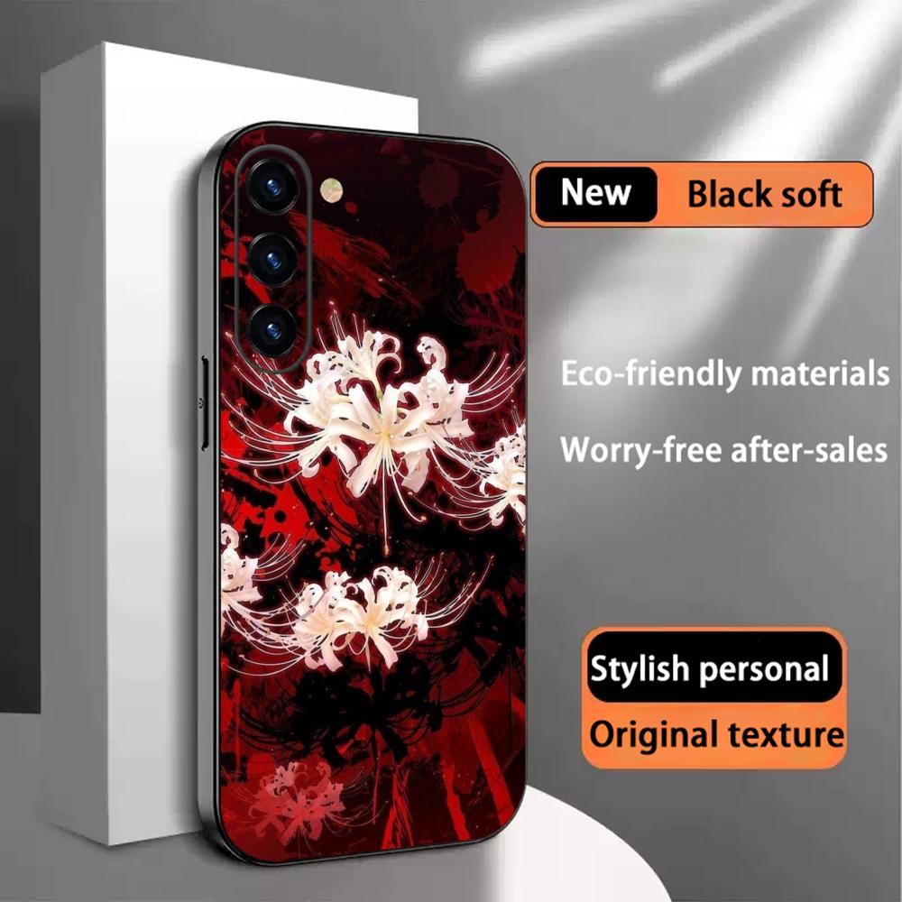 Phone Cases Red - Coque de téléphone japonaise motif lys