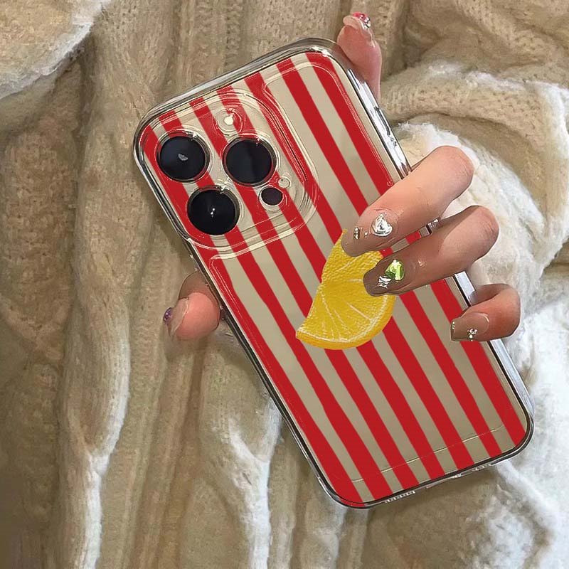 Phone Cases Red - Coque de téléphone Design à rayures