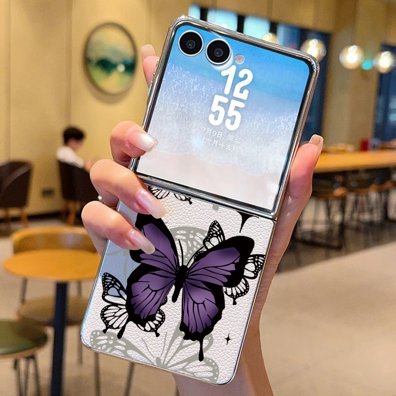Étui de téléphone en cuir PU m - Phone Cases Purple avis et prix