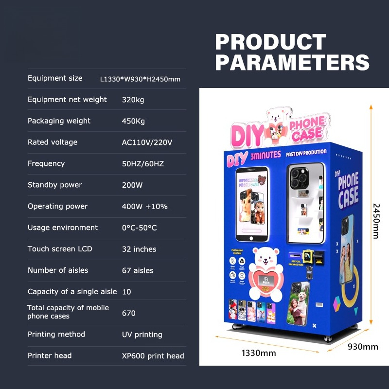 Machine d'impression instantan - Phone Cases Vending Machine avis et prix