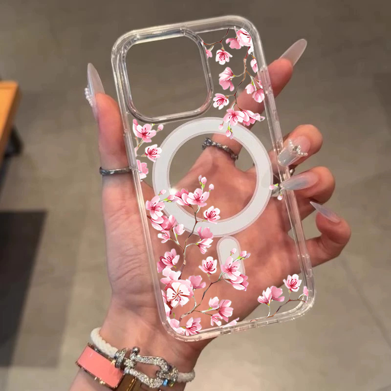 Coque de luxe rose à fleurs IN - Phone Cases Luxury avis et prix