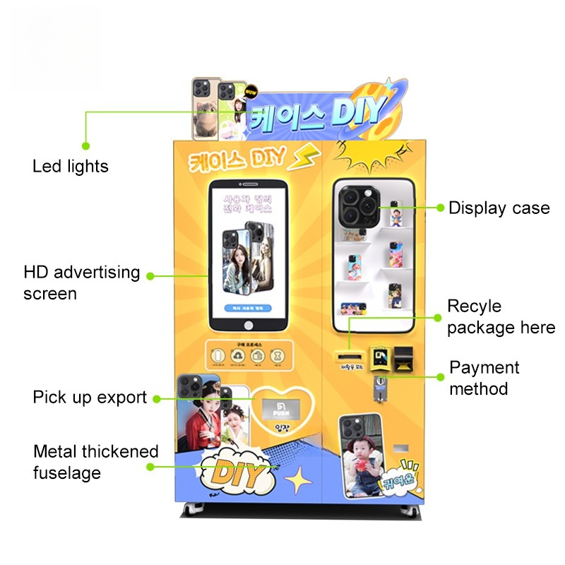 Machine d'impression de coques - Phone Cases Vending Machine avis et prix